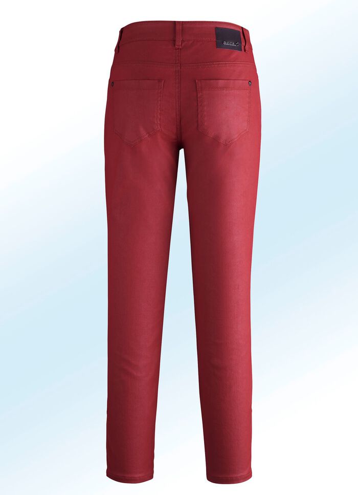 Dezent schimmernde Hose 