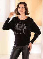 Pullover in weichem Feinstrick 