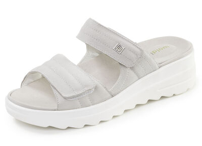 Waldl&auml;ufer, bequeme Damen-Pantoletten, Weite H, mit herausnehmbarem Fu&szlig;bett 