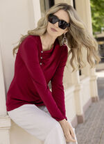 Shirt mit Zierkn&ouml;pfen 