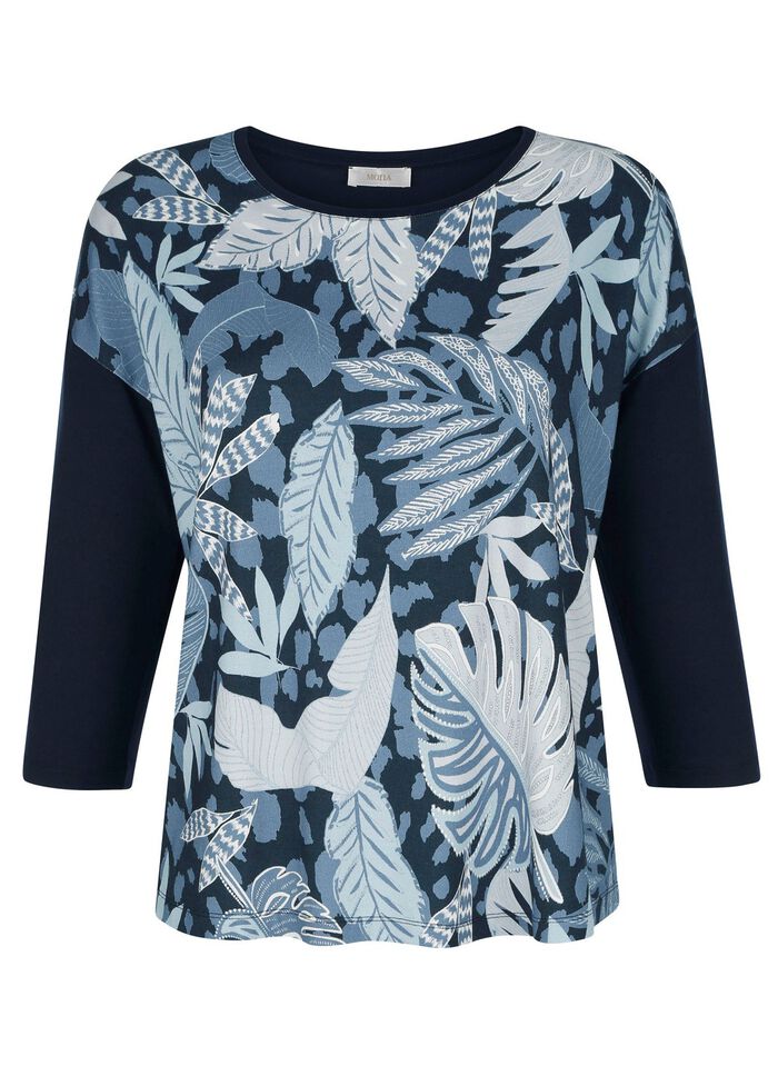 Shirt mit 3/4-langen Ärmeln 