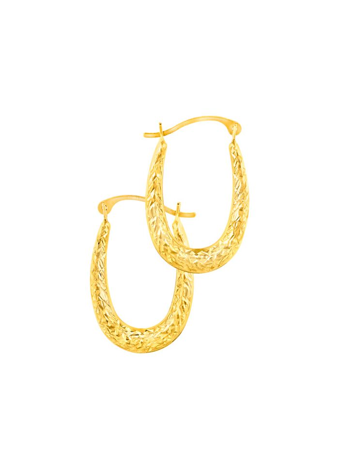 Creolen mit wundersch&ouml;ner Struktur 