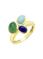 Faszinierender Damenring mit echten Edelsteinen 