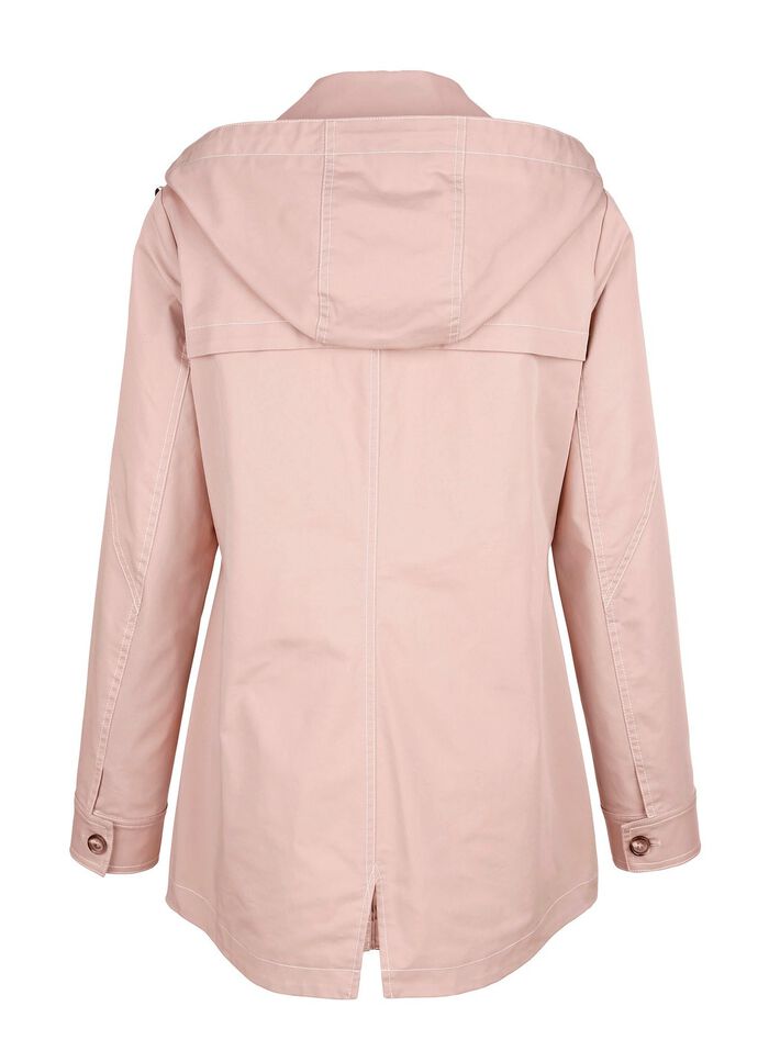 Jacke mit abnehmbarer Kapuze 