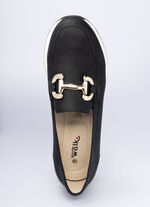 Komfort-Mokassin in Leder-Optik 