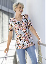 Shirt mit Schlingenknopfverschluss 