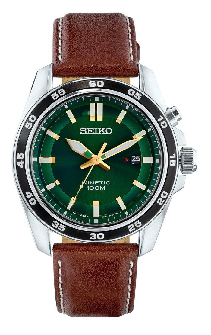 Klassische Kinetic-Quartz-Herrenuhr  