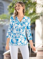 Shirt mit 3/4-langen &Auml;rmeln in 2 Farben 