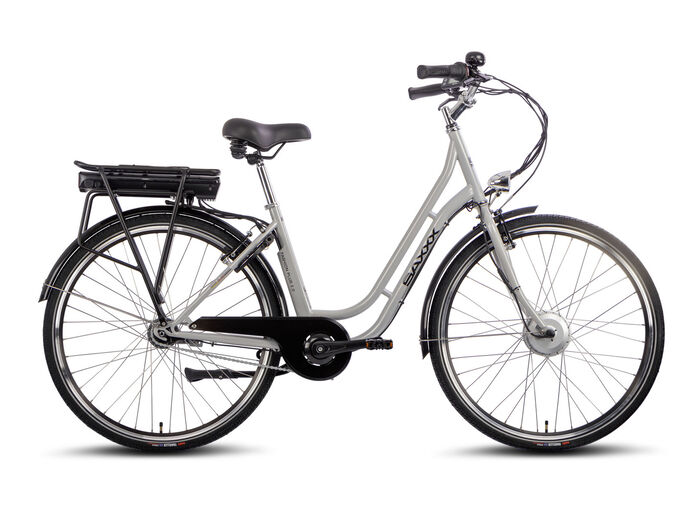 Zeitlos, elegantes City-E-Bike mit komfortabler Ausstattung   SILBER