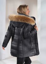 Jacke mit abnehmbarer Kapuze GRAFIT