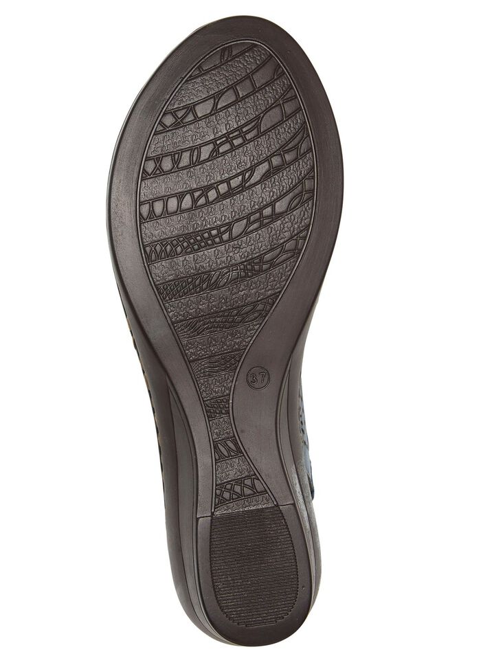 ELENA EDEN, sommerliche Damen-Sandaletten, Weite G, aus Leder 