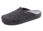Komfortable, Herren-Hausschuhe, aus Wollfilz ANTHRAZIT