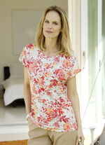 Shirt mit farbenfrohem Mustermix 