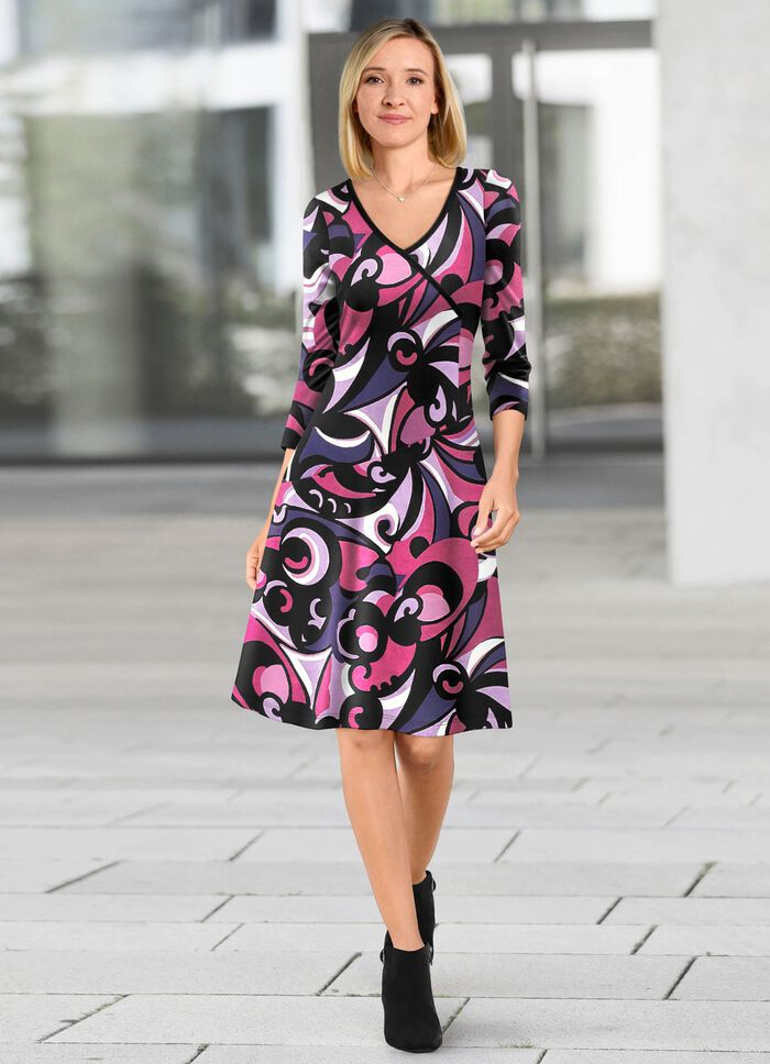 Kleid in angesagter Wickeloptik 