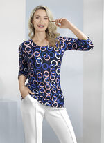 Shirt mit 3/4-langen Ärmeln 