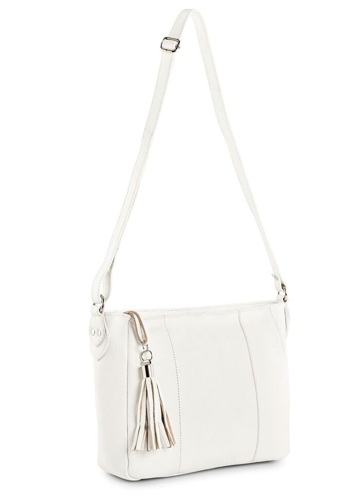 Laurina, Tasche, Damen, mit verstellbarem Umh&auml;ngeriemen WEISS