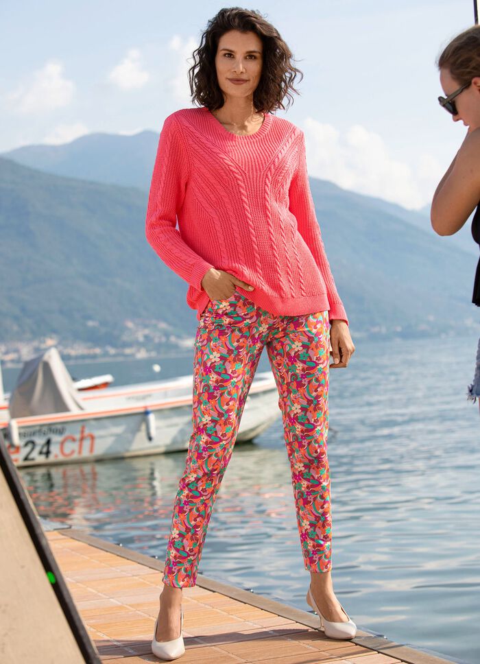 Hose mit farbbrillantem Inkjet-Druck 