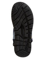 Sandale aus Synthetik und Textil BLAU-GRAU