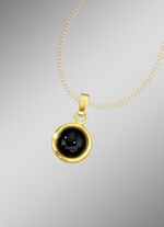 Anh&auml;nger mit echtem Onyx 