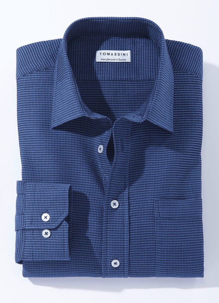 Hemd in 4 Farben mit Brusttasche 