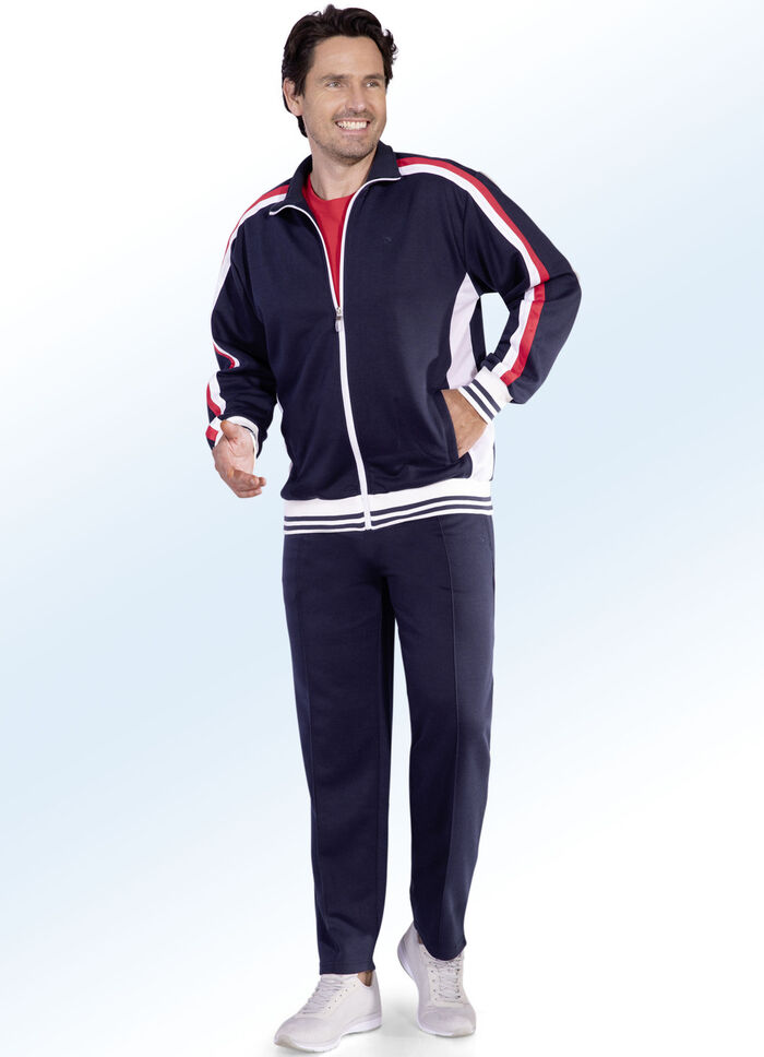 Freizeitanzug mit elastischen Abschl&uuml;ssen 