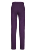 Hose mit figurgünstiger Teilungsnaht BROMBEER