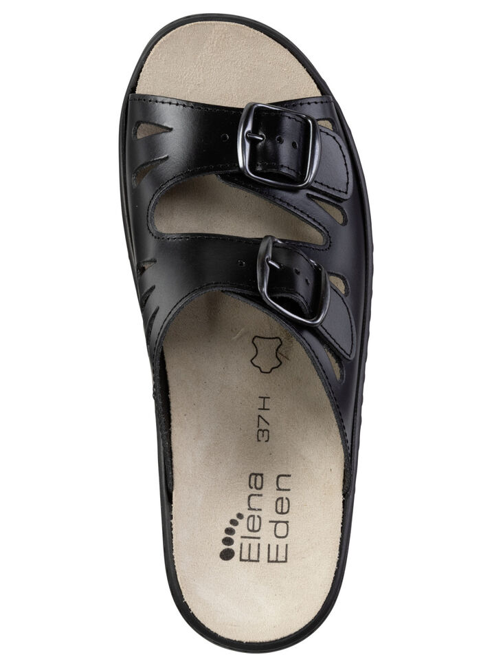 ELENA EDEN Pantolette aus Nappaleder SCHWARZ