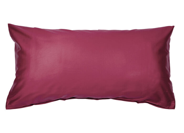 Hochwertige Mako-Satin-Kissenbezüge mit Reißverschluss BORDEAUX