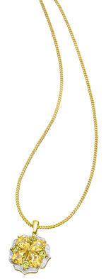 Anhänger im Blumen-Design 