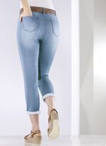Jeans mit Push-up-Effekt HELLBLAU
