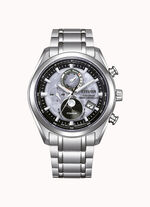 Funk-Solar-Herrenuhr mit Super-Titanium-Bandgehäuse 