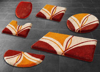 Geschmackvolle Badgarnitur mit rutschhemmender R&uuml;ckseite 