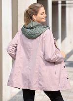 Funktionsjacke mit abnehmbarer Kapuze 