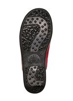 Pantoffel aus Veloursmaterial BORDEAUX