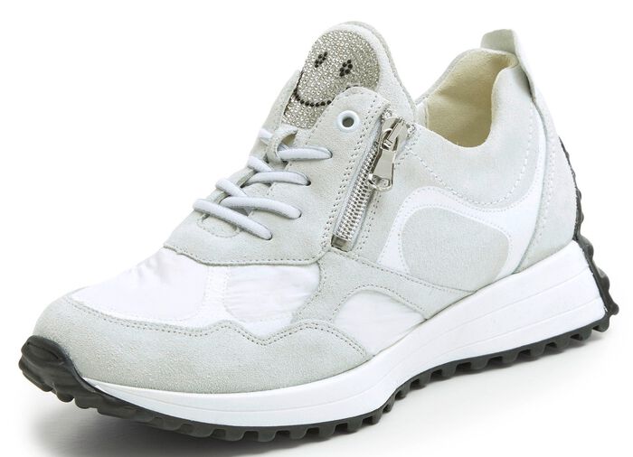 Waldl&auml;ufer Sneaker mit frecher Glitzer-Applikation 