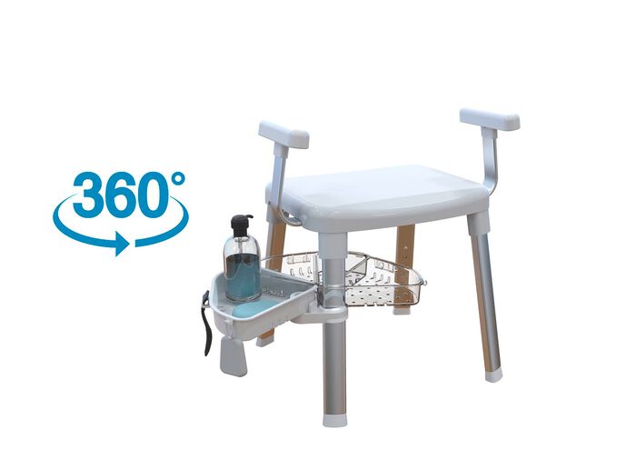 Dusch-und Badehocker aus hochwertigem Kunsstoff 