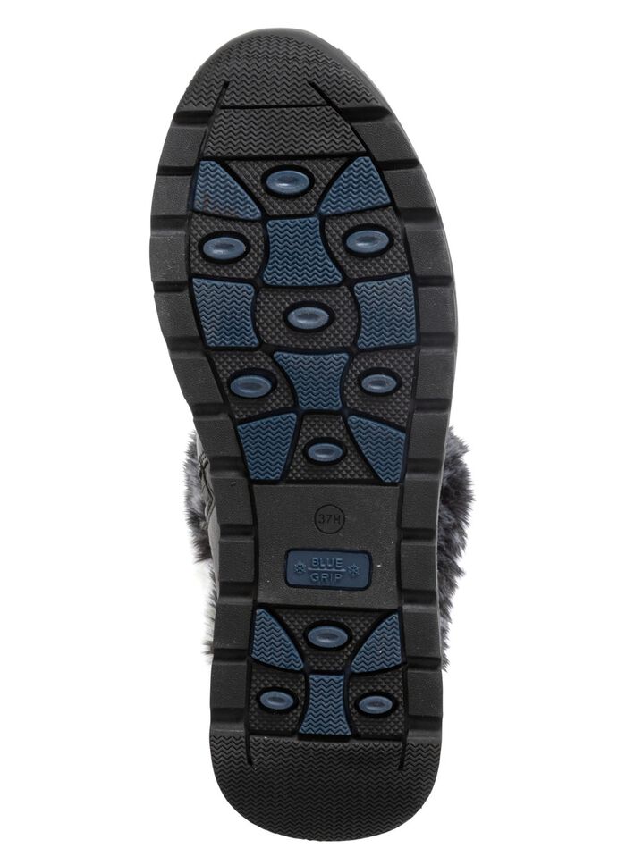 Caprice, gef&uuml;tterte Damen-Stiefeletten, Winterschuhe, Weite H, mit herausnehmbarem Fu&szlig;bett 