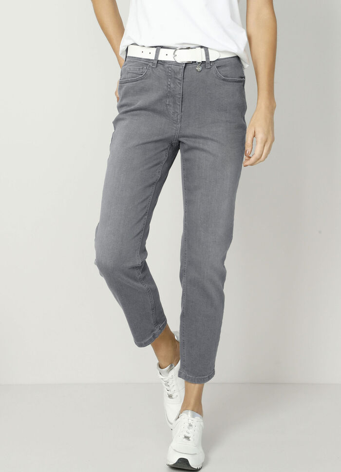 Jeans in 7/8-L&auml;nge GRAU