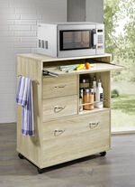 Küchenrollwagen mit ausziehbarer Arbeitsfläche EICHE SONOMA