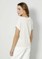 Shirt mit dekorativen Glanzgarn-Elementen 