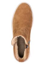 ELENA EDEN, warme Damen-Stiefeletten, Winterschuhe, Weite H, mit herausnehmbarem Fu&szlig;bett BRAUN