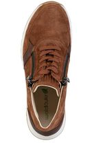 Waldl&auml;ufer, bequeme Damen-Boots, Weite H, mit herausnehmbarem Fu&szlig;bett COGNAC