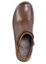 ELENA EDEN, atmungsaktive Damen-Boots, Weite H, mit herausnehmbarem Fu&szlig;bett COGNAC