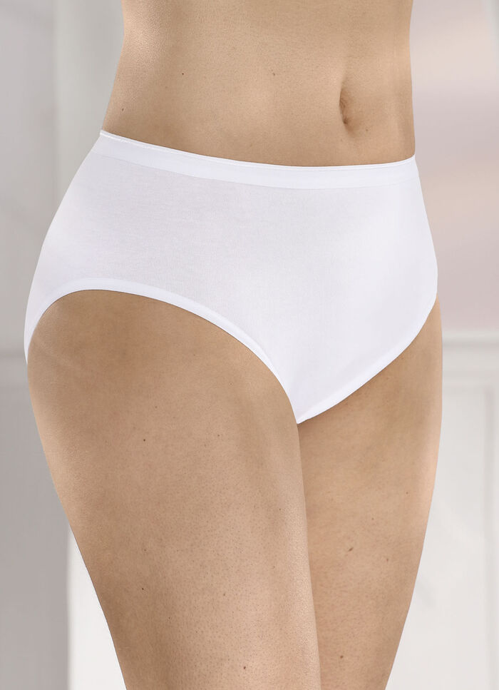 Comtessa Dreierpack Slips ohne Seitenn&auml;hte WEISS