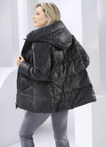 Funktionsjacke mit fester Kapuze 