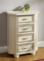 Hochwertiges Möbelprogramm mit Verzierungen CREME-GOLD