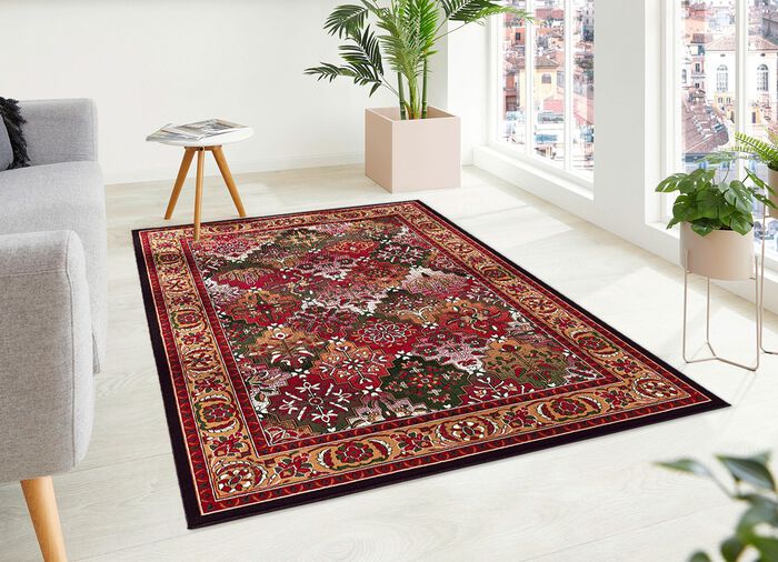 Gewebte Br&uuml;cken und Teppiche ROT