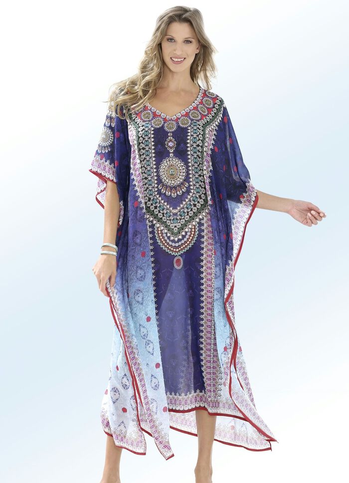Kaftan mit Schmucksteinchen 