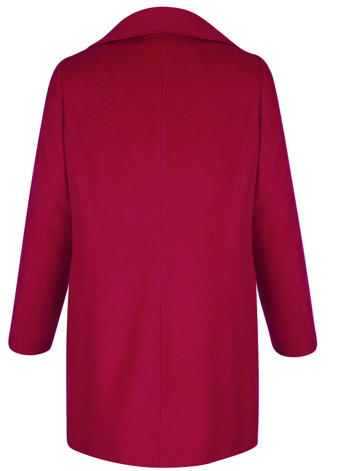 Wolljacke mit verdeckter Druckerleiste 