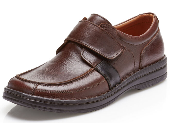 GINO GALANTE, klassische Herren-Slipper, mit herausnehmbarem Fußbett BURGUND